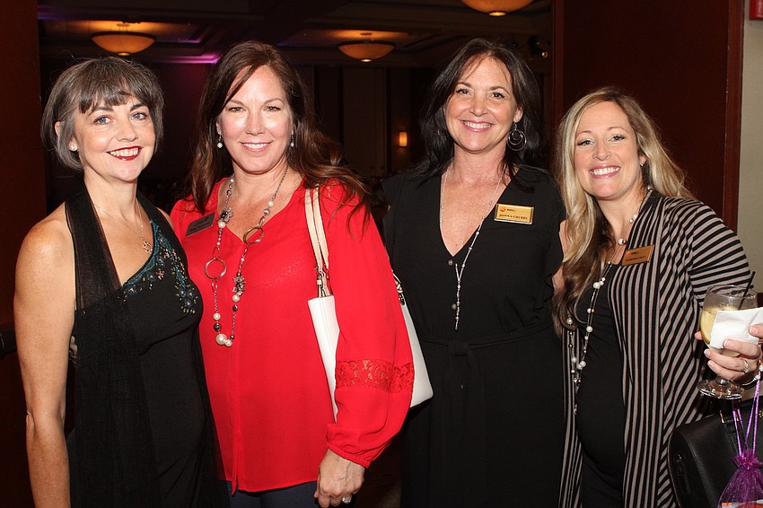 Sharon Gould, Emily Sherwood, Donna Grubbs and Vanessa Cruz