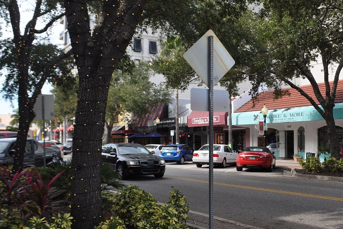 The city is working to install tree lights along all of Main Street ahead of the holiday season.