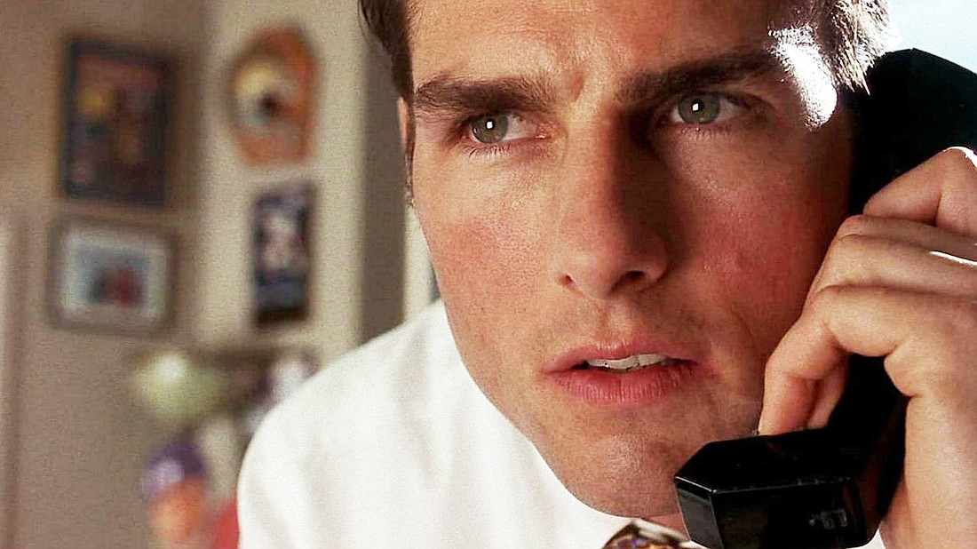 Tom Cruise in "Jerry Maguire." Photo source: IMDb TV.