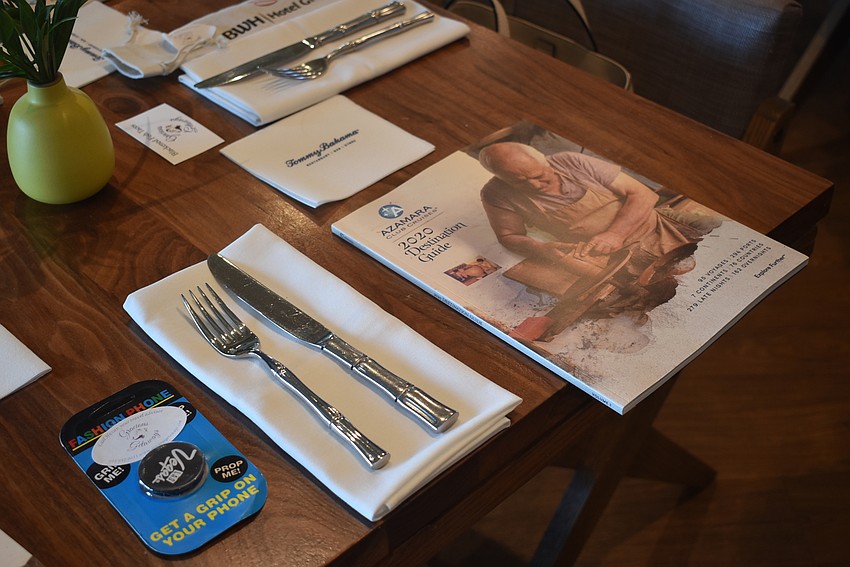 Gracious Getaways had giveaways.