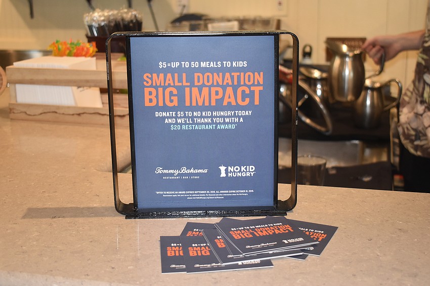The restaurant is giving profits from their coupons to No Kid Hungry.