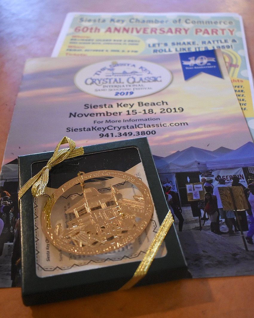 A few of the items on the agenda include Siesta Key Chamber celebratory ornaments, the Siesta Key Crystal Classic and the Chamber of Commerce's 60th anniversary party.