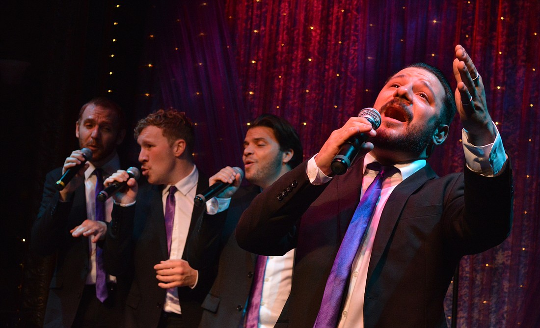 "Who Loves You? A Musical Tribute to Frankie Valli and Beyond" runs through Oct. 13. Photo by Sarah Haley