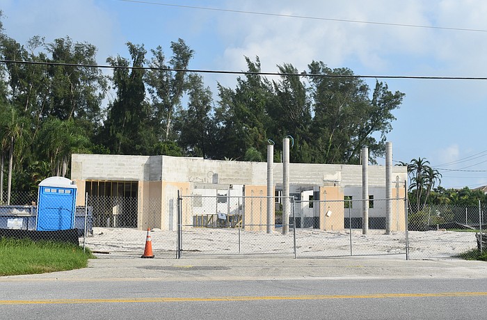Whitney's Roadside is undergoing construction at the corner of Gulf of Mexico Drive and Broadway Street.
