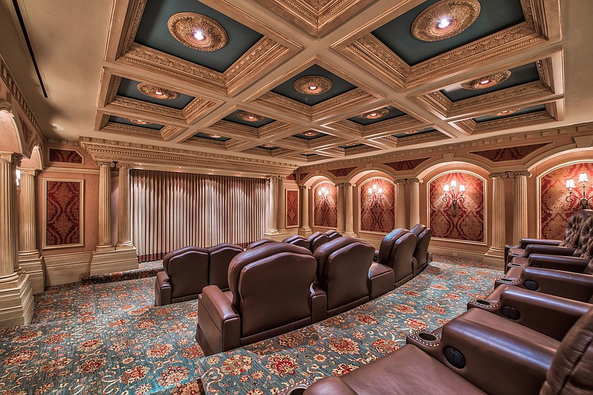 It's easy to go to the theater every night with this 16-seat beauty.