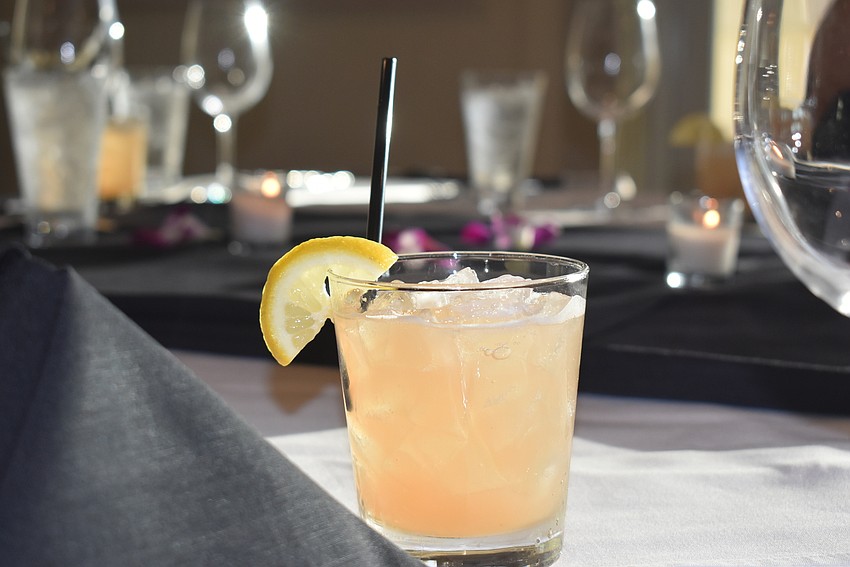 The welcome drink contained peach rooibos tea.