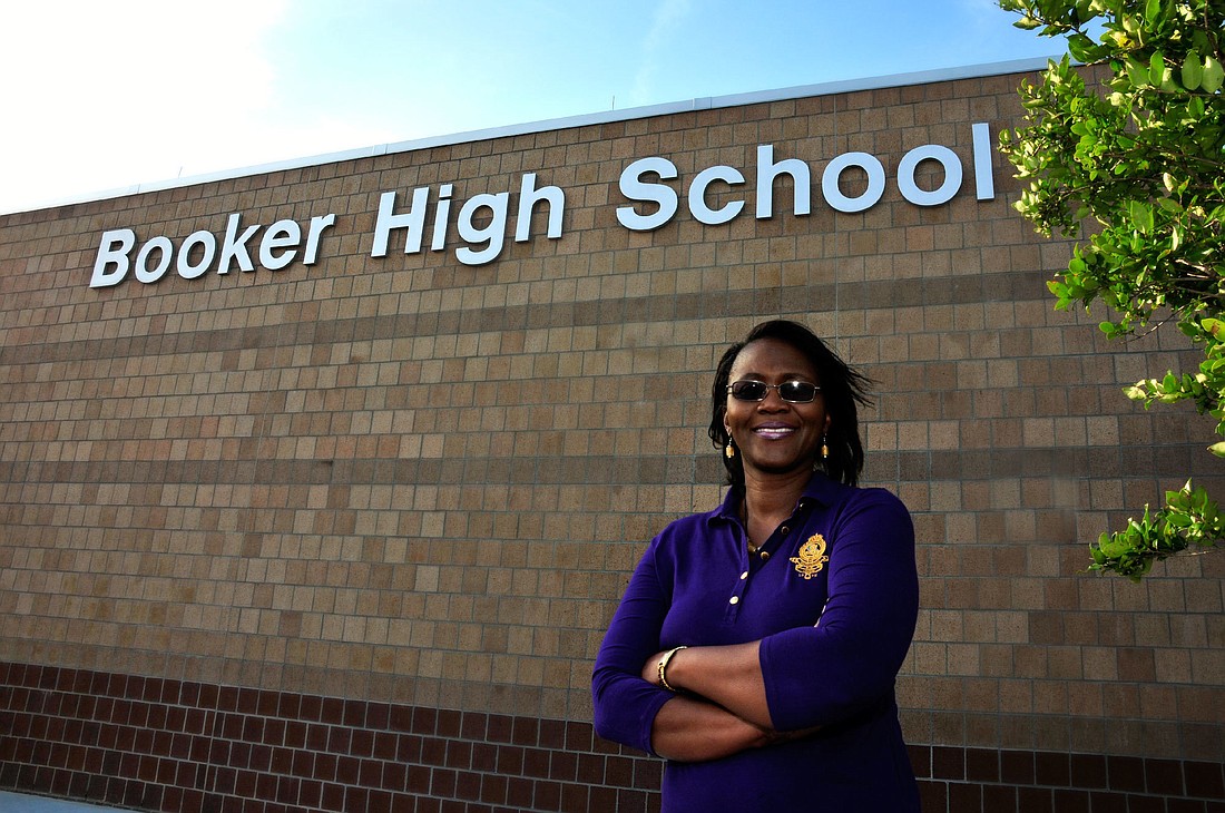 Rachel Shelley has been principal at Booker High since 2011.