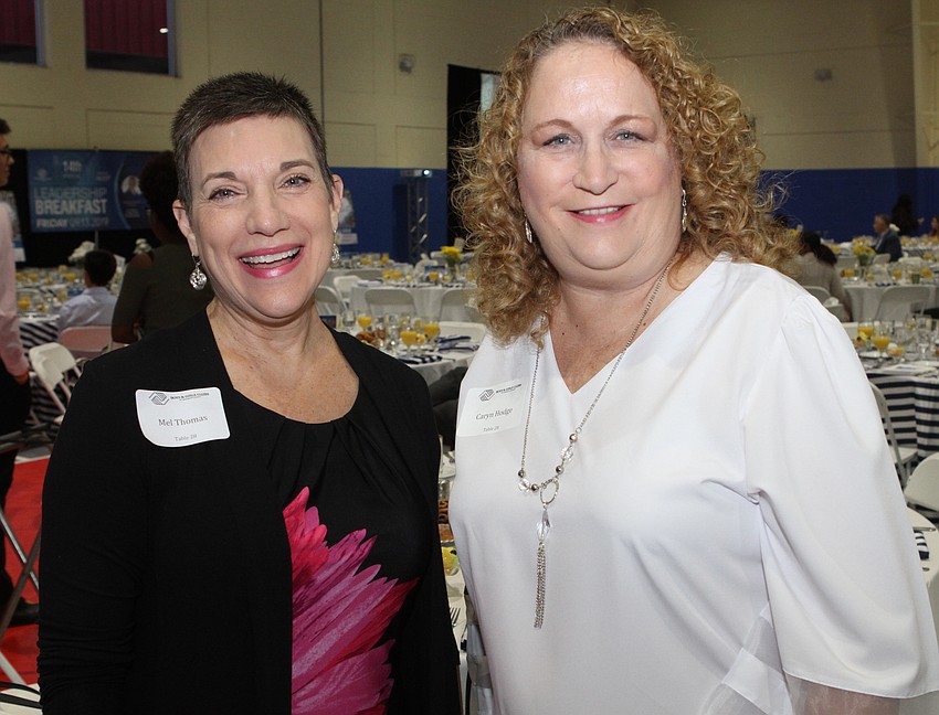 Mel Thomas and Caryn Hodge