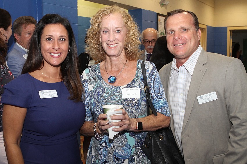 Yolanda Mancha, June Howell and Boys & Girls Clubs of Sarasota County President Bill Sadlo