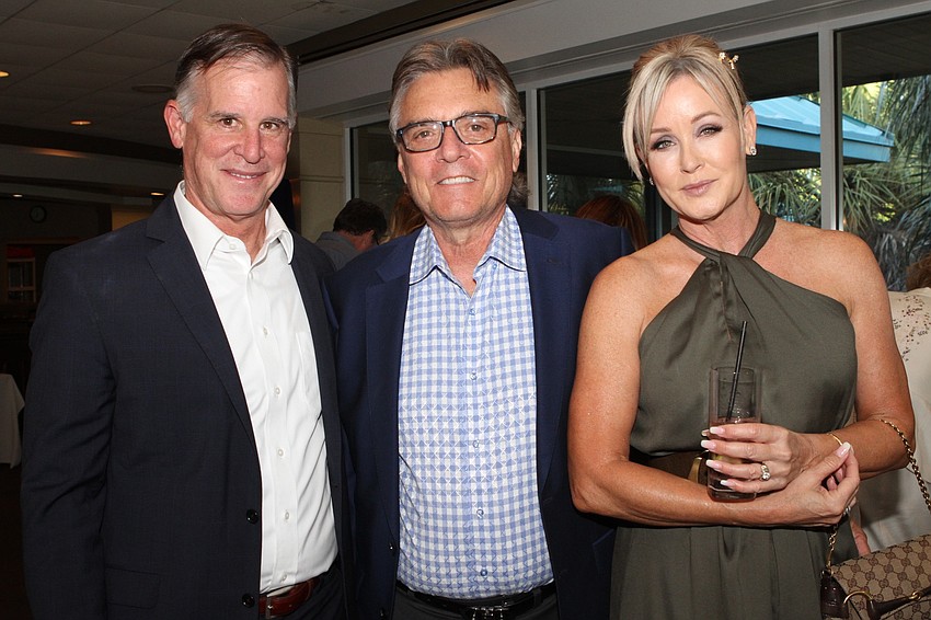 Chuck Johnson with Charles and Ruth Tomeo