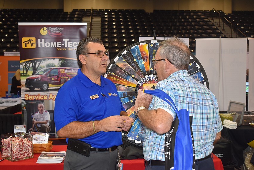 Giuseppe Masucci chats with Marty Taffel.
