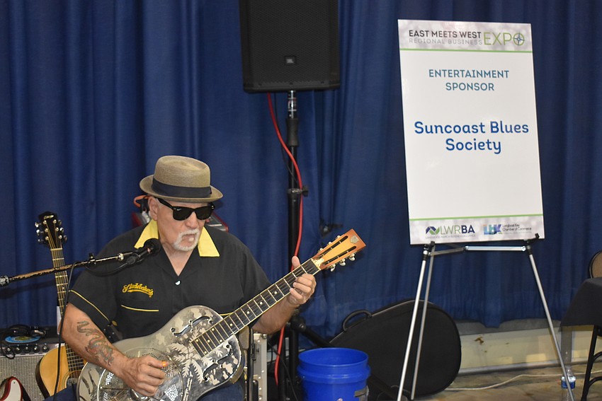 George Worthmore provided the crowd with music.