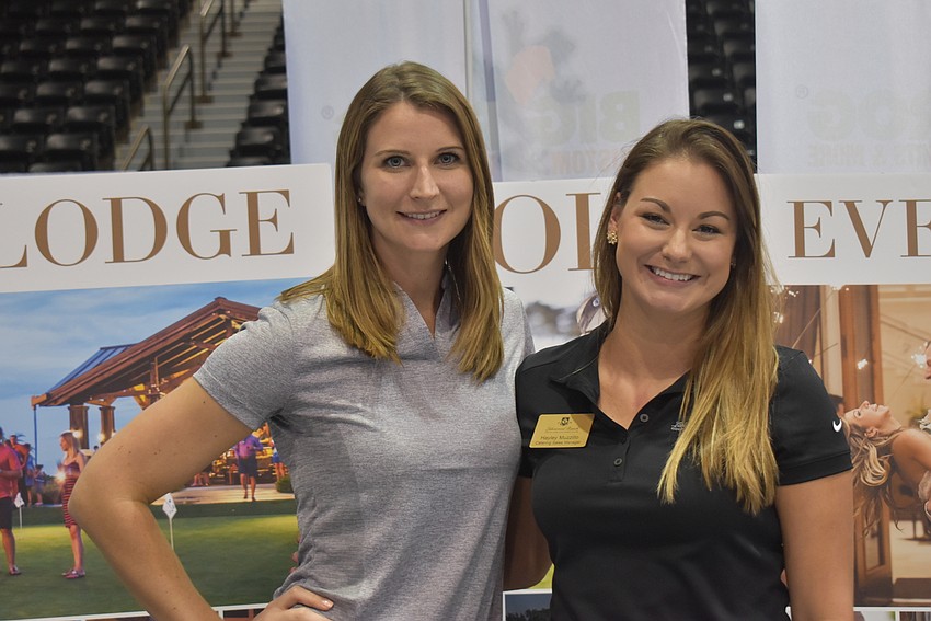 Sinead Magennis and Hayley Muzzino never tired of chatting with attendees.