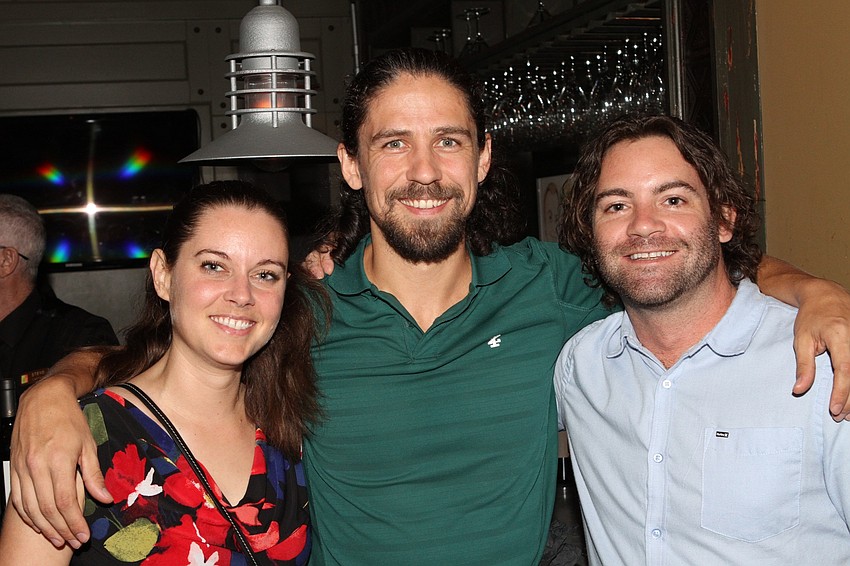 Elizabeth and Manu Chicoine with Jason Owens
