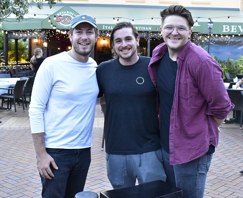 Christopher Lemaster, Chase Bryner and Ryan Parker from Amity Brothers Coffee Co.