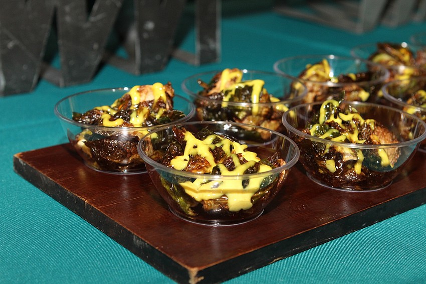 Guests picked up Blistered Brussel Sprouts