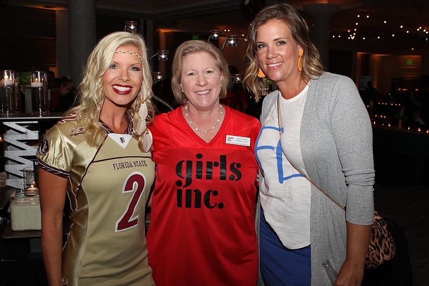 Co-chairwoman Krystel Beall, Girls Inc. of Sarasota County  President and CEO Angie Stringer  and co-chairwoman Beth Jacobson