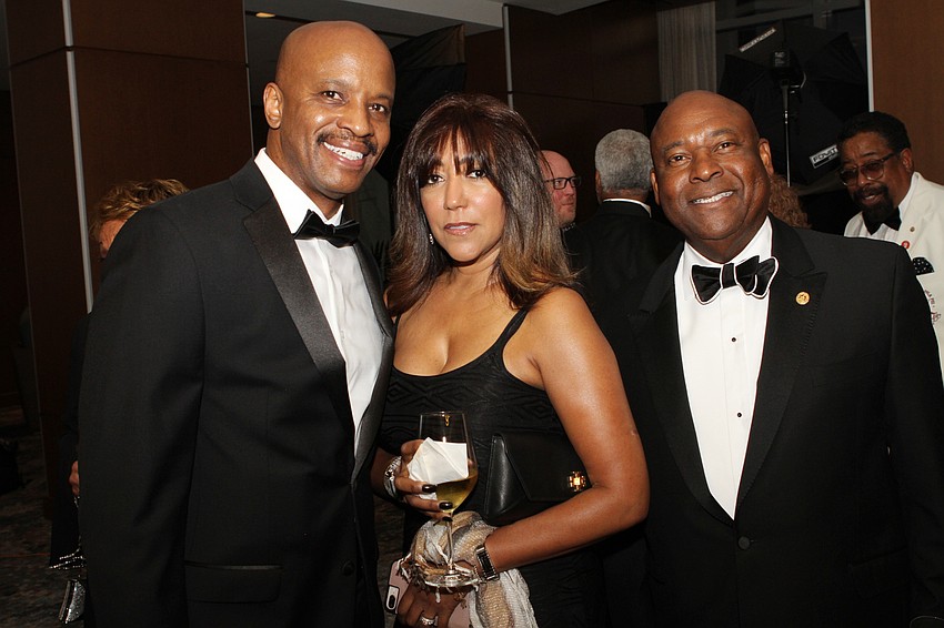 Ken and Sue Louard with Jerry Long