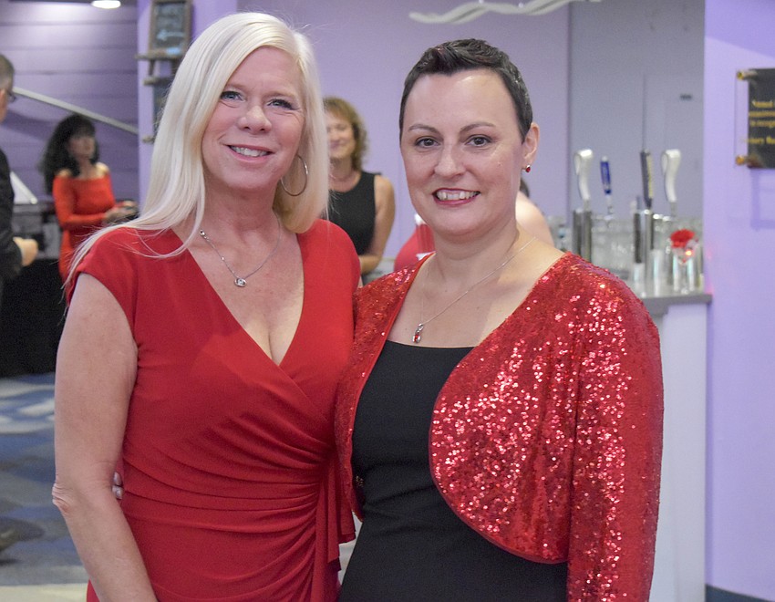 Event chairwoman Amy Tuten and Karissa Mayer
