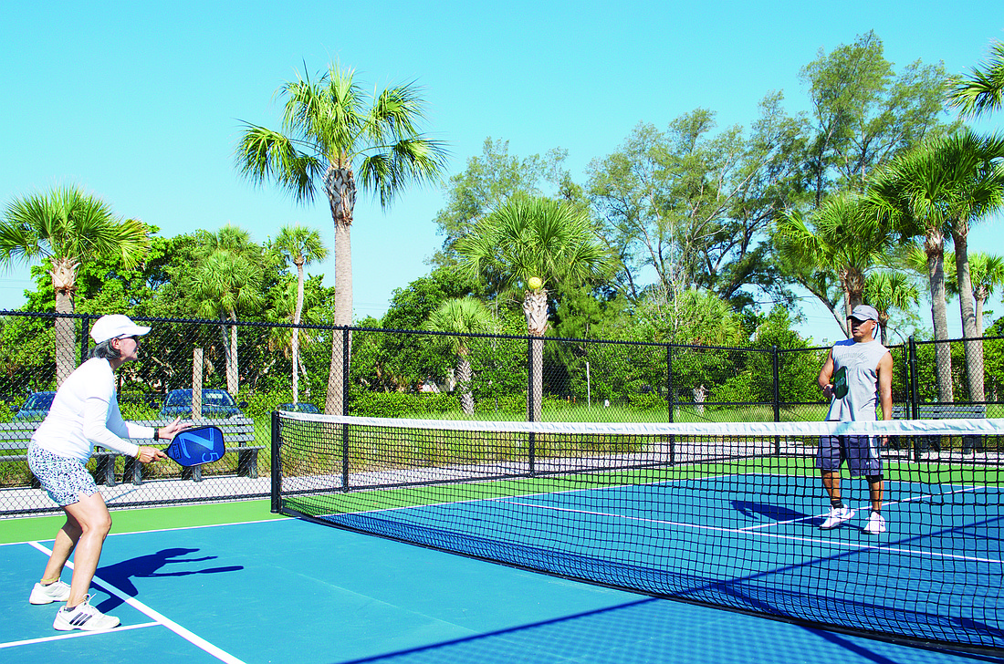 The town built one regulation pickleball court in Bayfront Park and is looking for ways to add more courts.