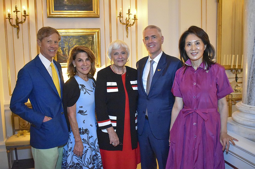 Richard Ware, Katherine Harris, Karen Holbrook, Steven Currall and Cheyenne Currall