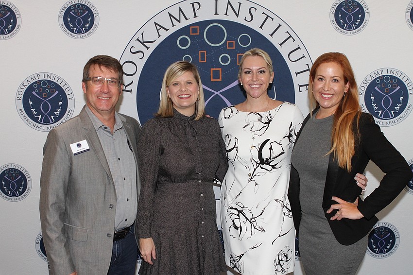 John DeVries, Megan Micale, event chairwoman Nikki Taylor and Jane Thompson