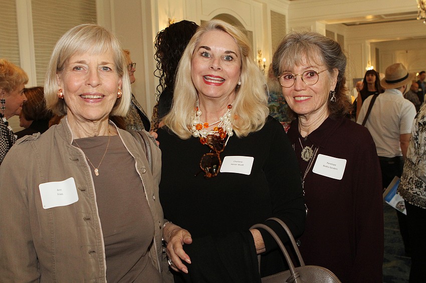 Ann Fries,  Charlese Heiser Wolff and Penelope Bodry-Sanders