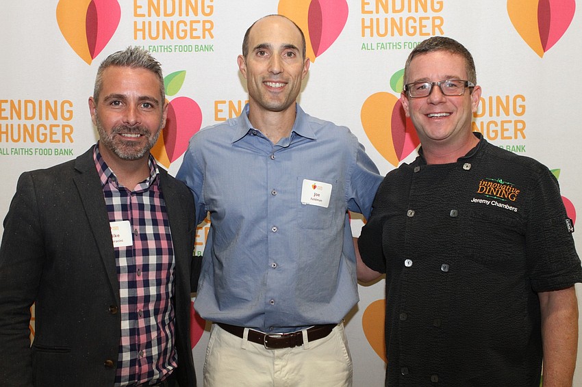 Event hosts Mike Marracini,  Joe Feldman and Jeremy Hammond