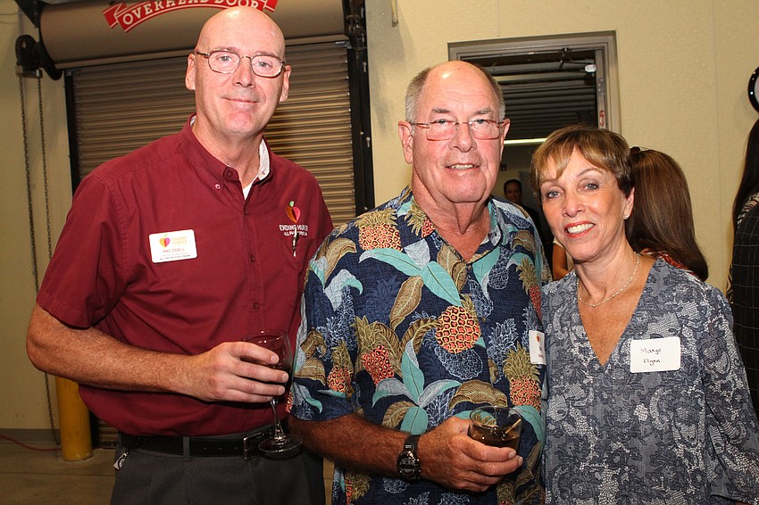 Mike Ziebell, Bob Metzger and Marge Flynn