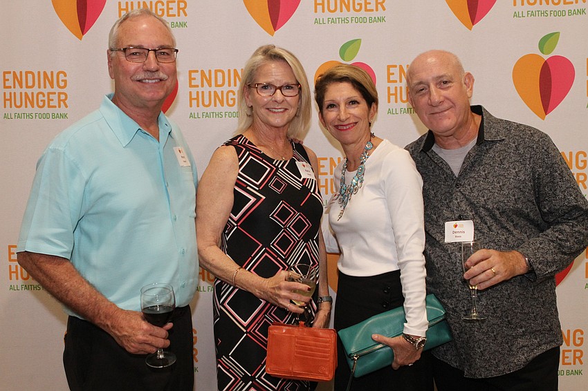 Peter and Katie Hayes with Felice Schulaner and Dennis Rees