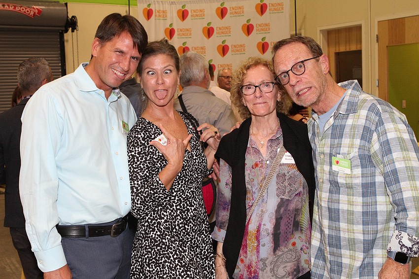 Tomas and Sudi Dinverno with Tracy and Hal Munter