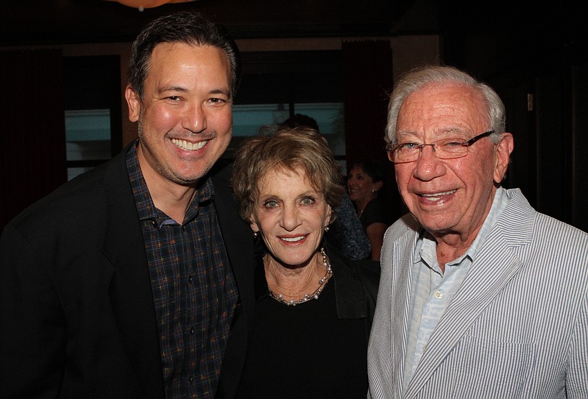 Chris Takeda with Charlotte and Charles Perret