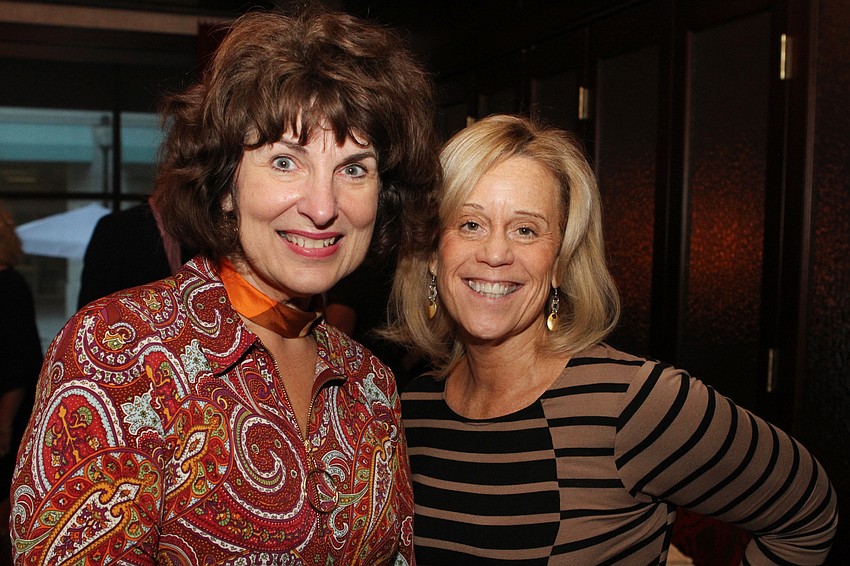 Mary Hoffman and Cathy Carter