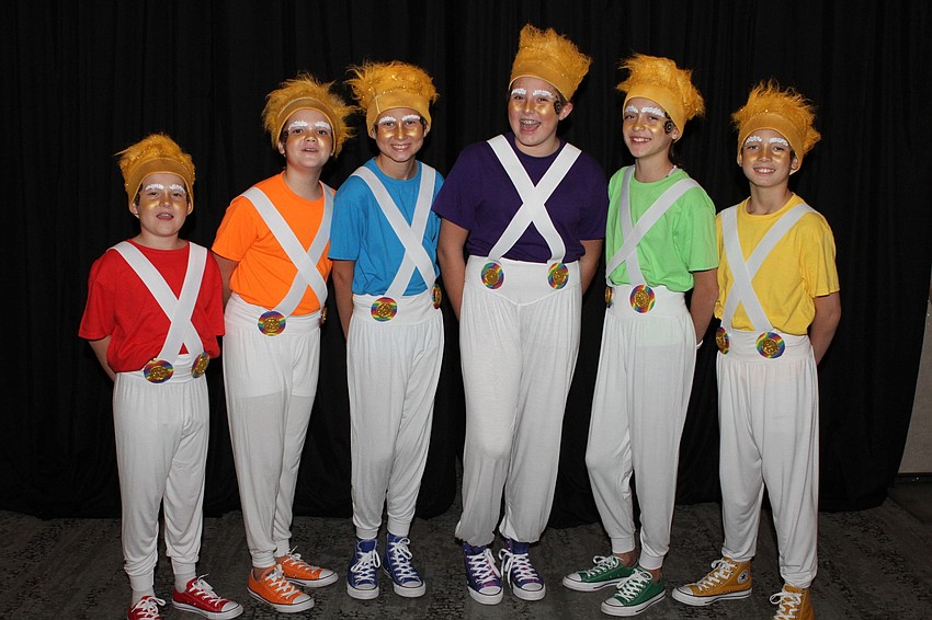 The Oompa Loompas put on a show.