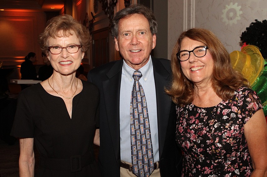 Debbie and Dennis Gilkie with Becky Moody