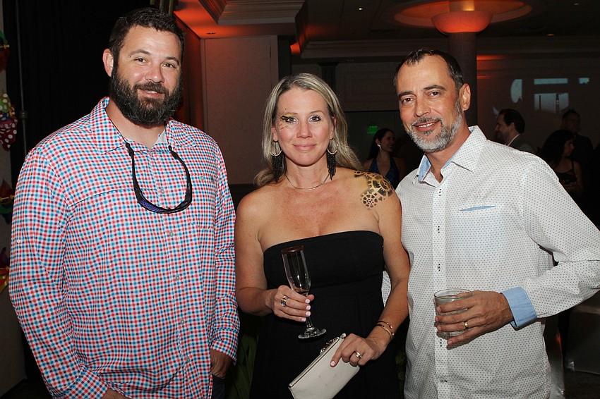 Matt Russell with Andi and Eric Zito