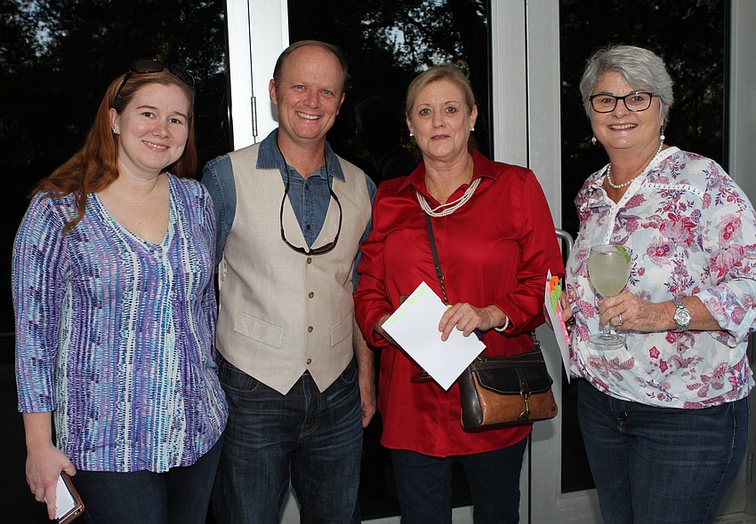 India and Dylan Monahan with Terri Britton and Marilyn Arnall
