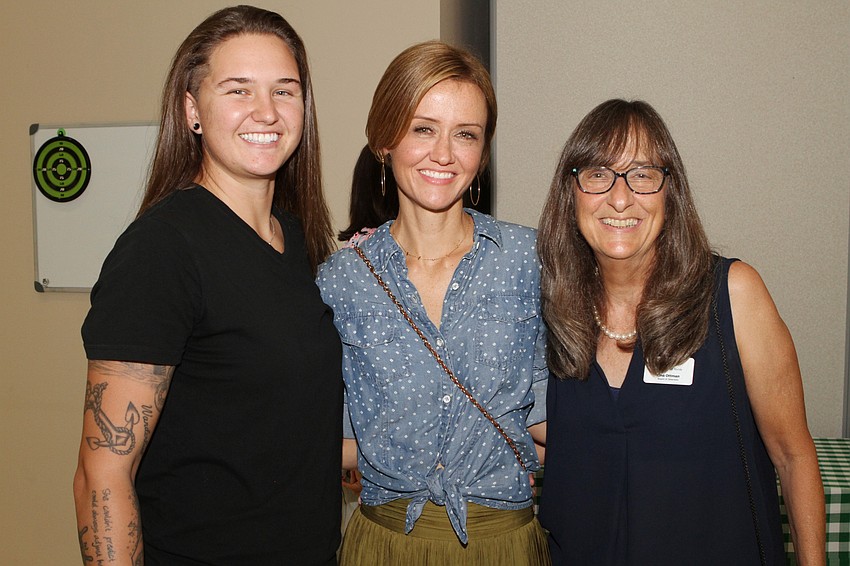 Kat Elliott, Sarah Britain and Tina Othman