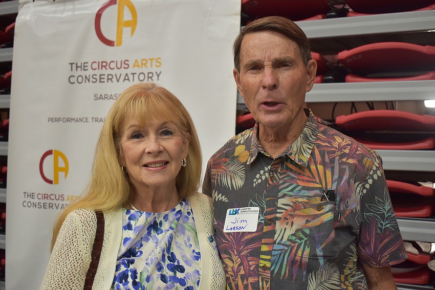 Lynn and Jim Larson attended the event.