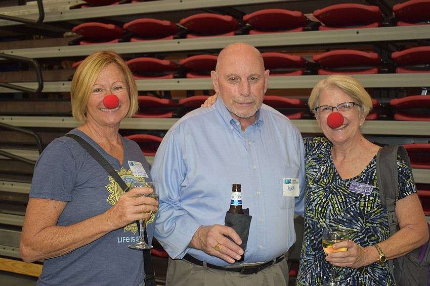 Debbie McClung, Vince Laporta and Liz Yerkes at the circus.