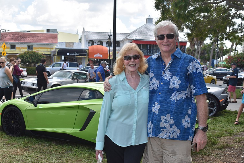 Carlee Miller and Bill Osmer amidst the Circle.