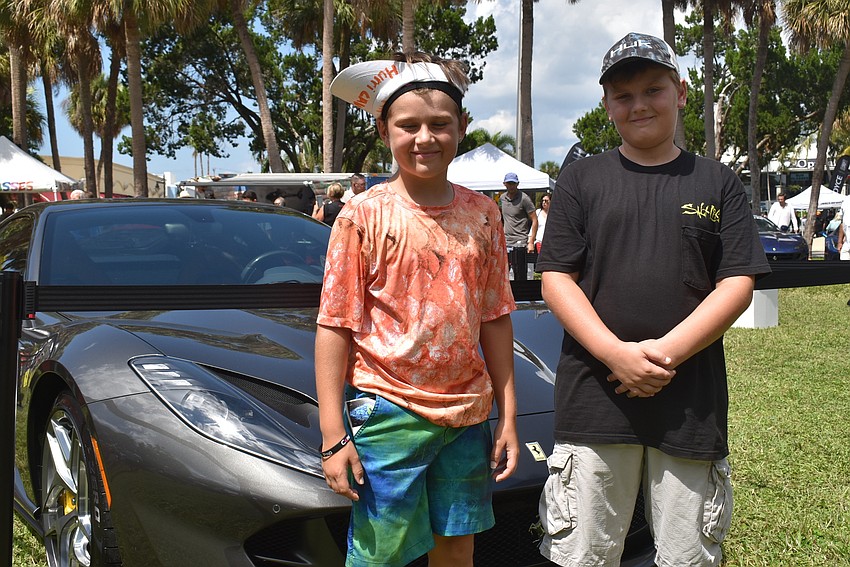 Out of the three cars in the middle of the Circle that people could get into, Trevor and Timothy Canary picked this as their favorite.