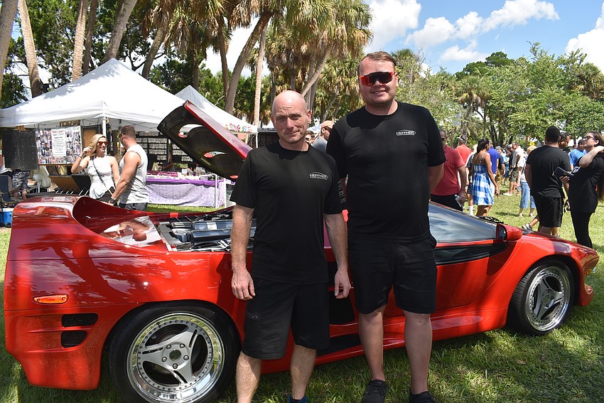 Jason Heffner and Ryan Bailey were vendors at the event.