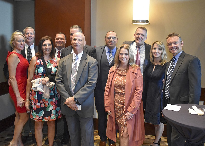 Sarasota Chief of Police Bernadette DiPino and her staff.