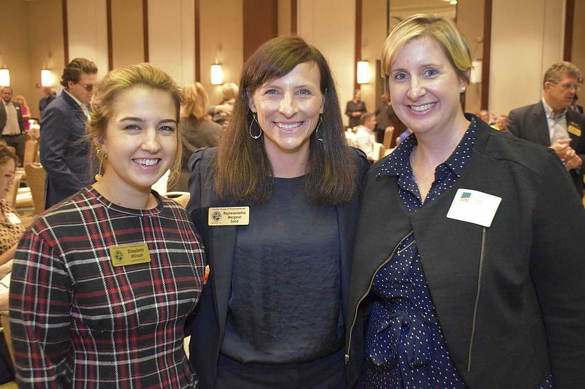Elizabeth Wilson, Rep. Margaret Good and Taylor Collins