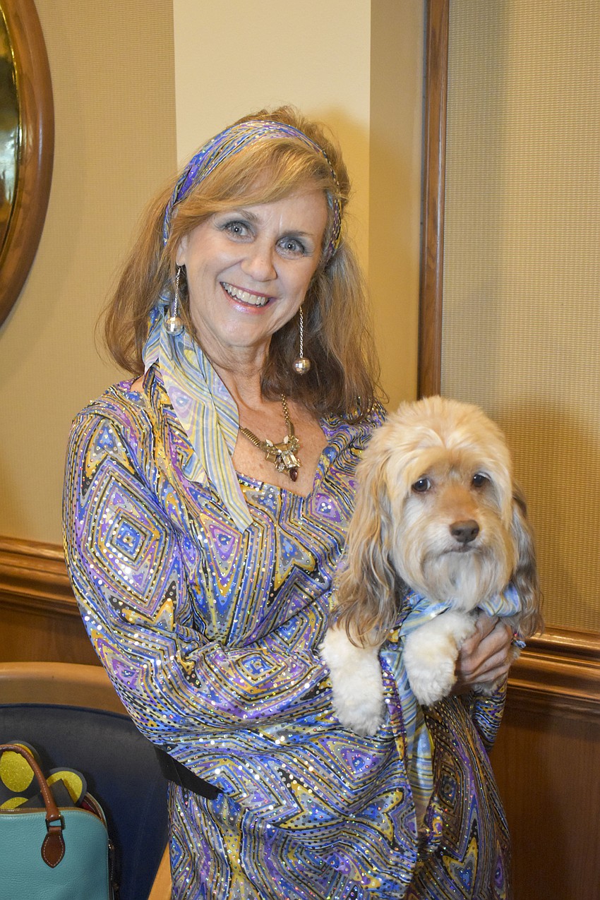 Cindy Eley and her dog Maggie.