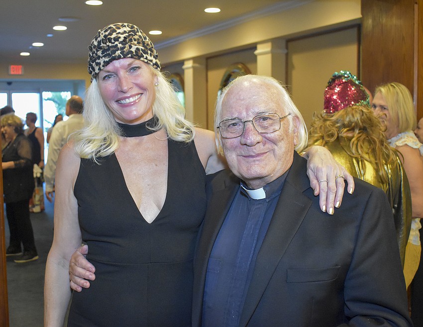 Brooke Asher and Father Fausto Stampiglia