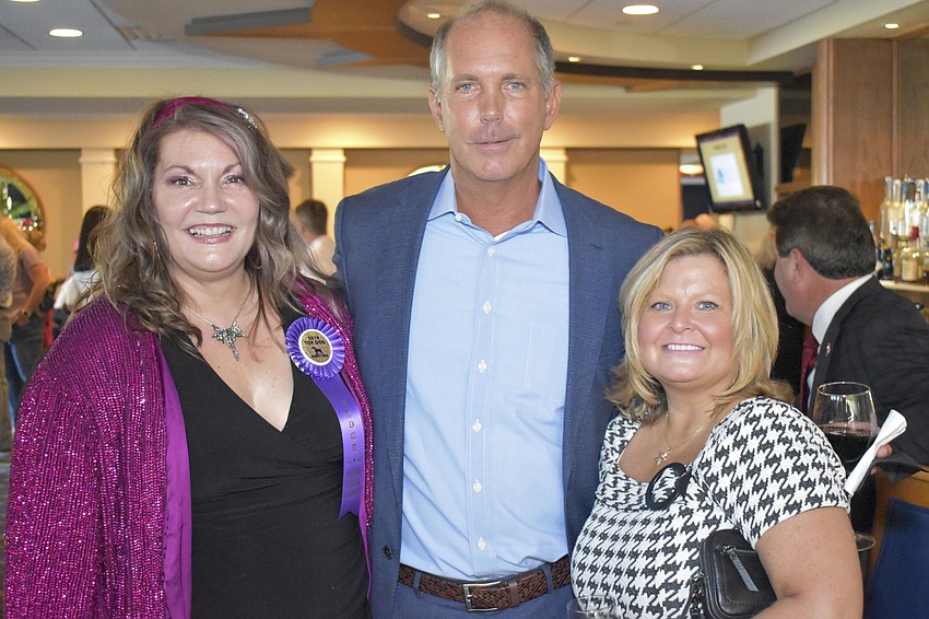 Christine Sensenig with Ken and Gina Long.