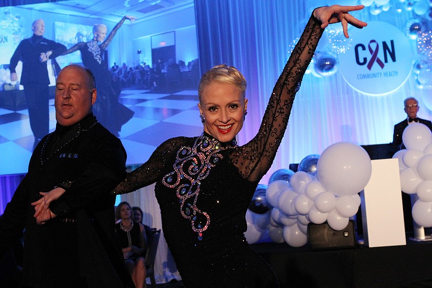 2008 Fundraising Champion Drayton Saunders had an elegant dance with his dance partner.