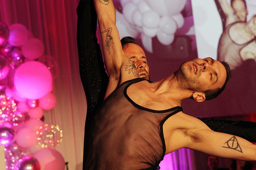 Chaz Glunk performed an intricate dance.